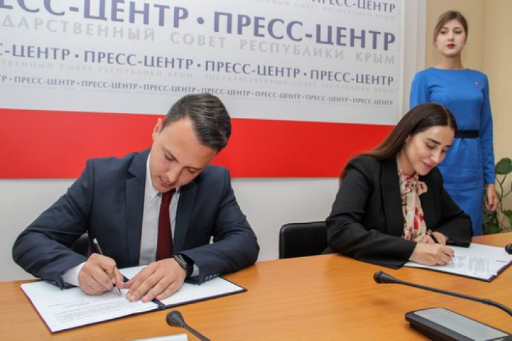 Молодежные парламенты Республики Крым и Ленинградской области подписали Соглашение о сотрудничестве