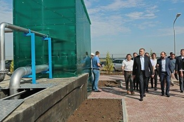 В пгт. Гвардейском после реконструкции открыли очистные сооружения