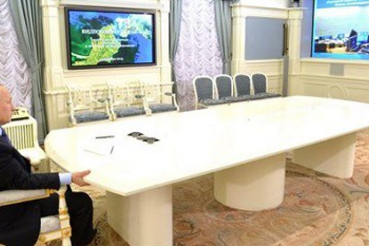 Владимир Путин дал старт второй цепи энергомоста из Краснодарского края в Крым